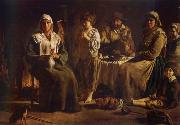 Louis Le Nain Farmer family in the parlor Spain oil painting reproduction